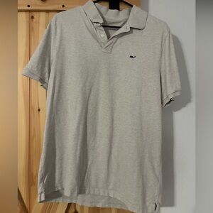 Vineyard Vines Light Gray Polo Shirt